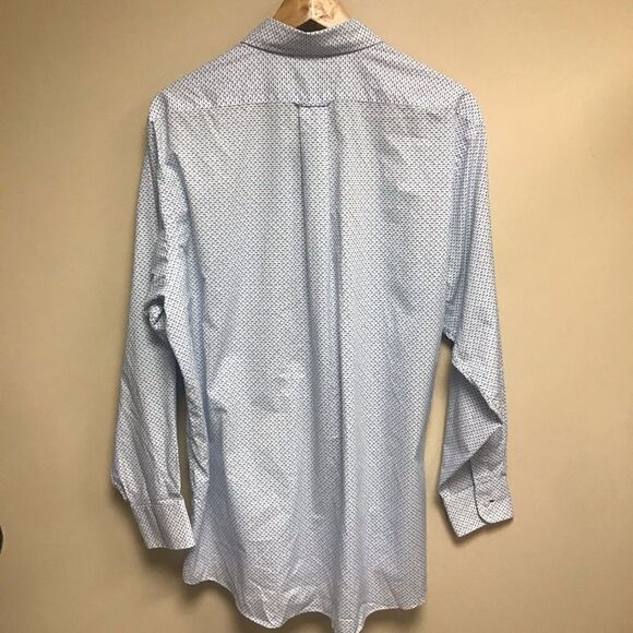 IZOD fish 🎣 print button down. Size Large - Picture 3 of 6